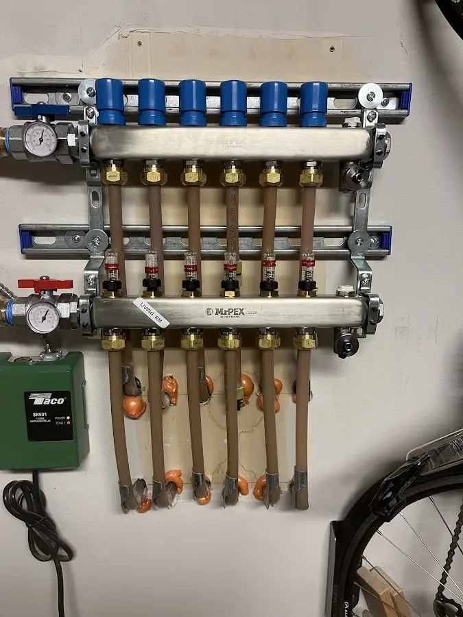 Plumber performing Leak Detection at a residential property in Villa Ridge